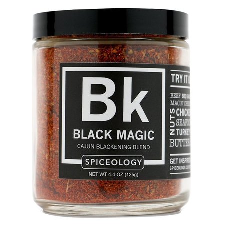 SPICEOLOGY INC Blk Magic Cjn Rub 4.4Oz 10019